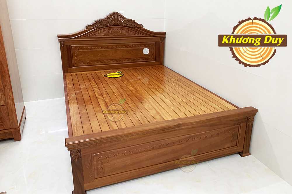 Giường ngủ gỗ Xoan Đào GN10