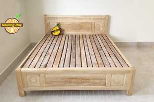 Giường ngủ gỗ Sồi GN13